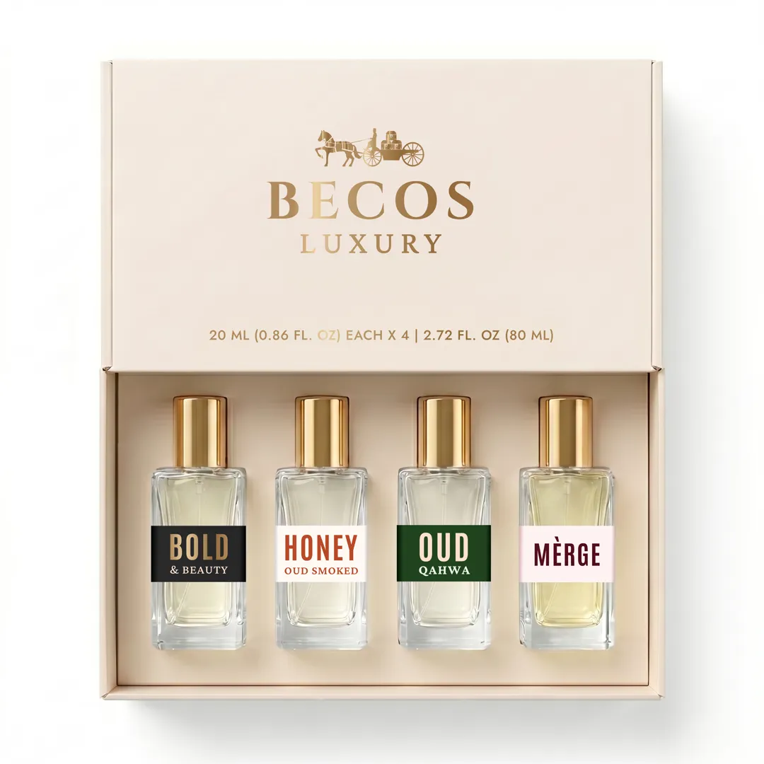 Arabic Desert Aura Perfume Gift Set 20ml × 4 | BECOS LUXURY