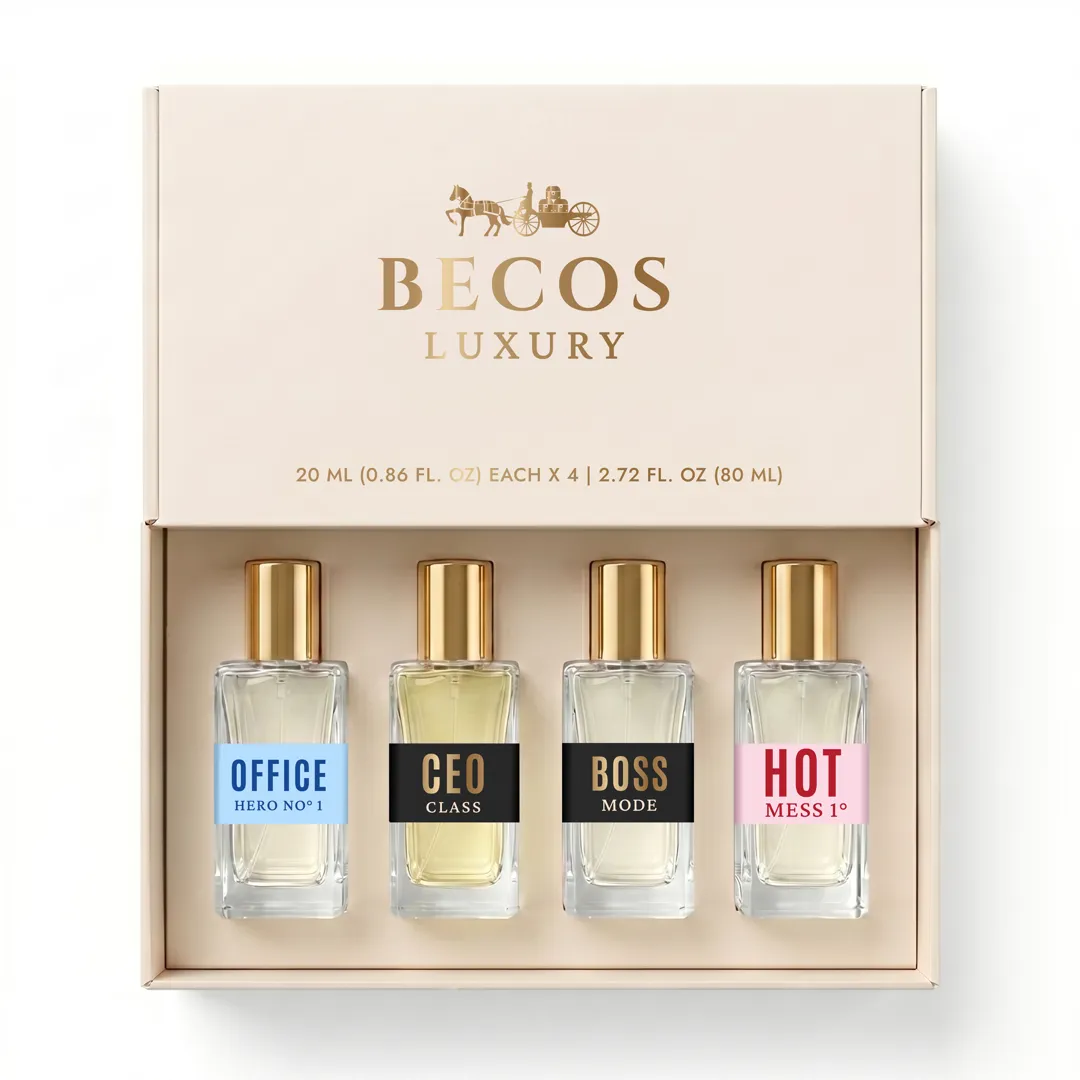 Fresh Unisex Clean Fit Perfume Gift Set 20ml × 4 | BECOS… | BECOS